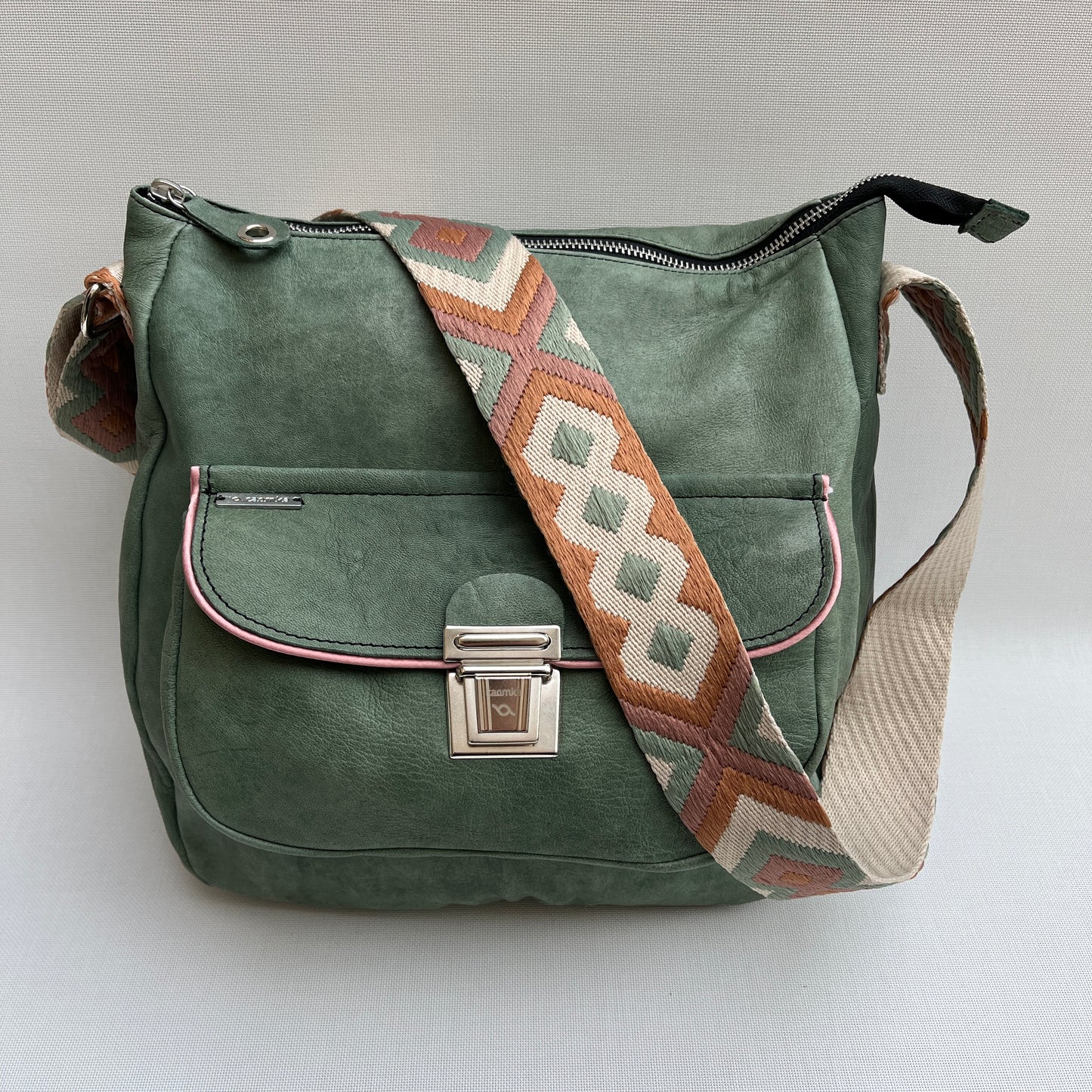 Caomka Tote Bag Special Edition BioCuir® Natural Leather Unique Piece 10978
