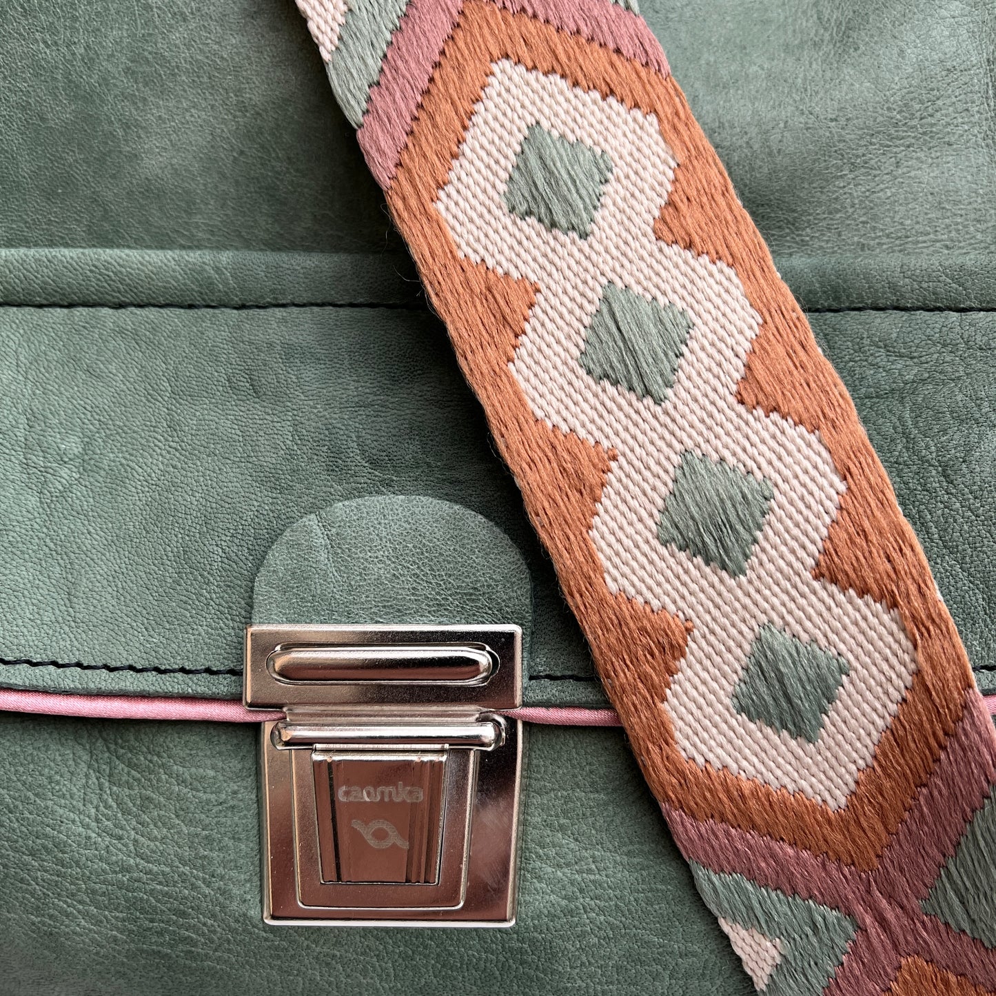 Caomka Tote Bag Special Edition BioCuir® Natural Leather Unique Piece 10978