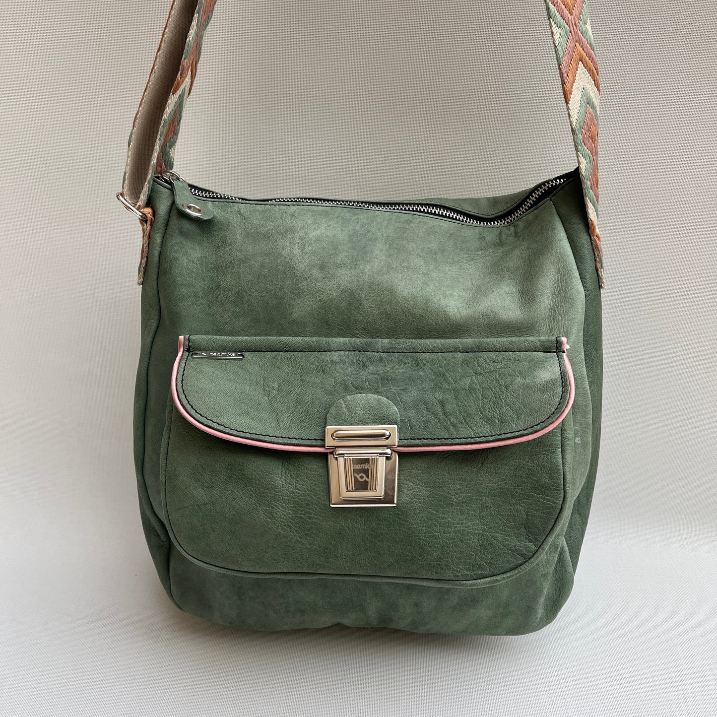 Caomka Tote Bag Special Edition BioCuir® Natural Leather Unique Piece 10978