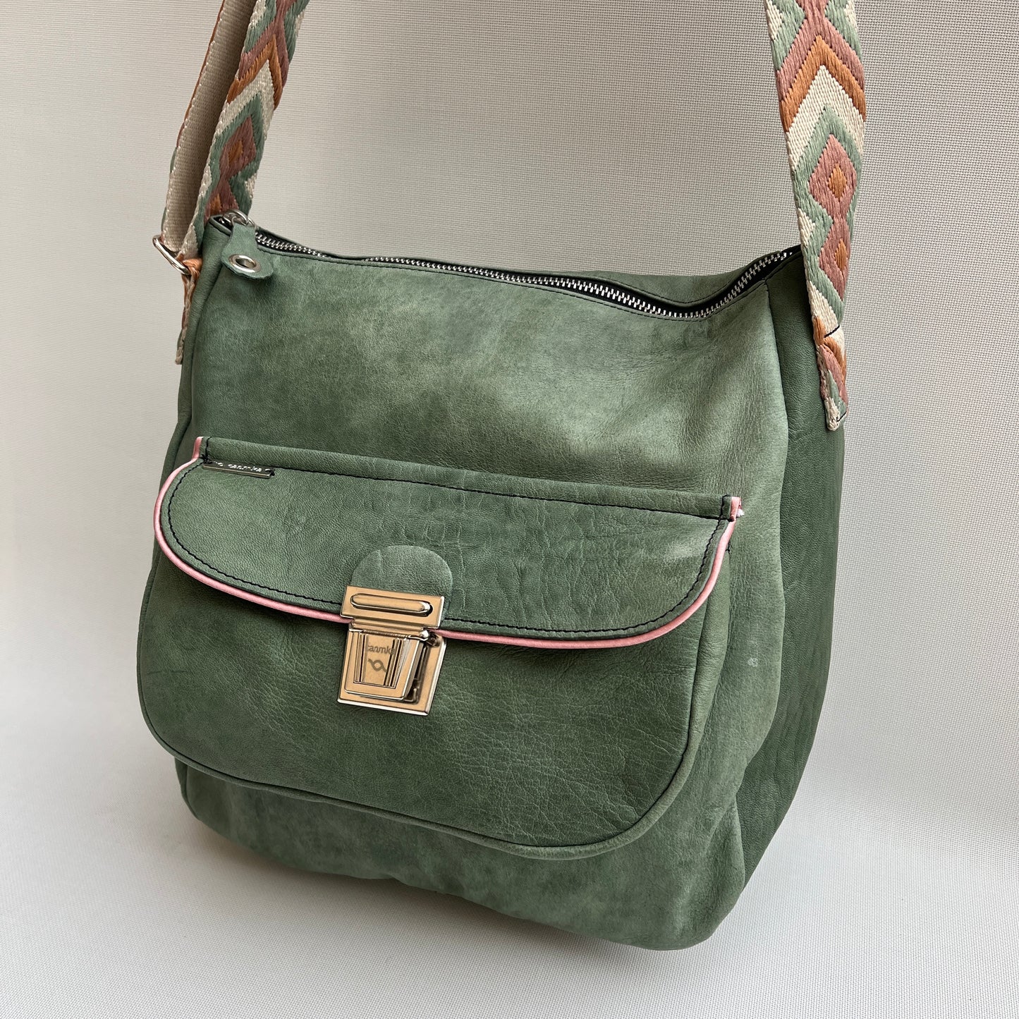 Caomka Tote Bag Special Edition BioCuir® Natural Leather Unique Piece 10978