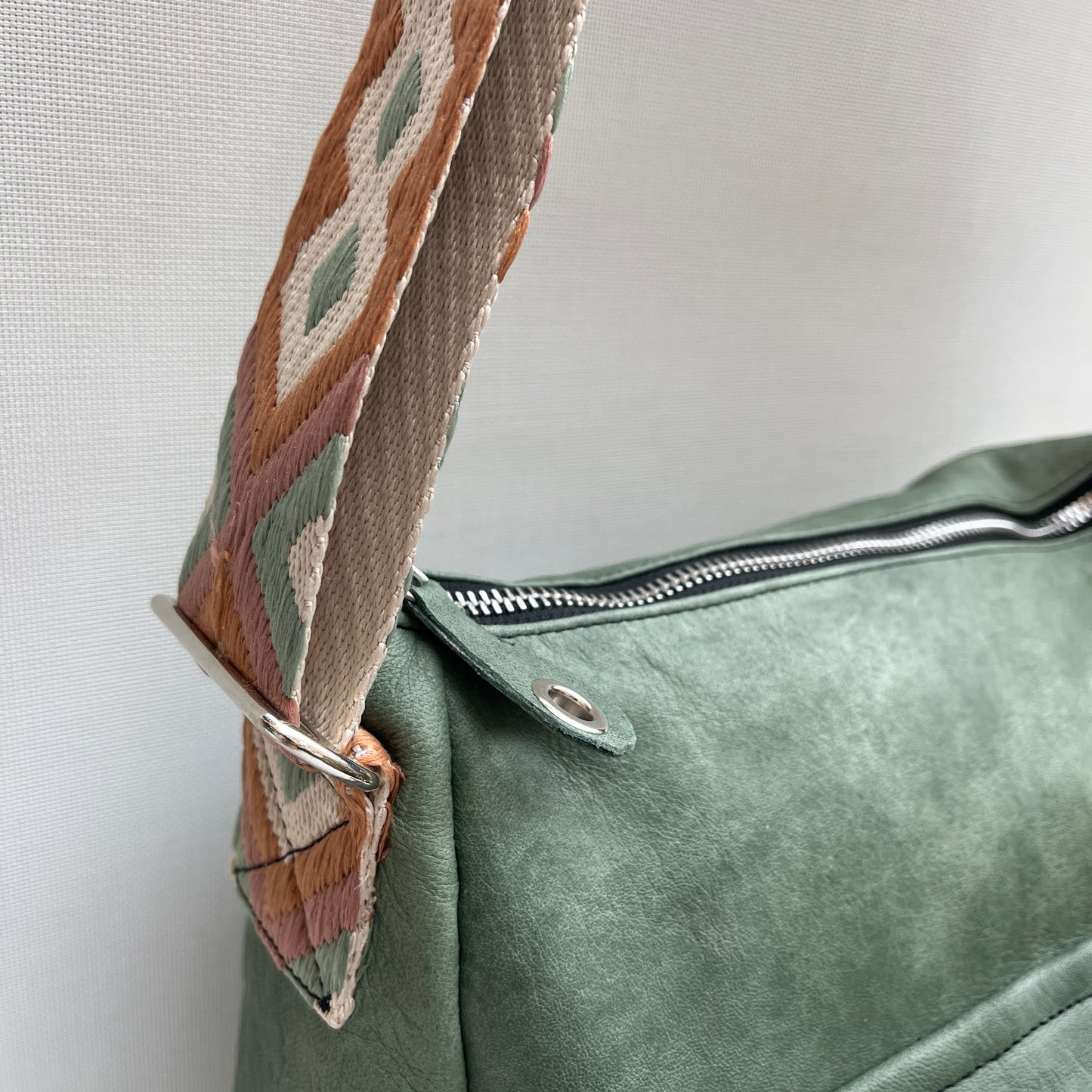 Caomka Tote Bag Special Edition BioCuir® Natural Leather Unique Piece 10978