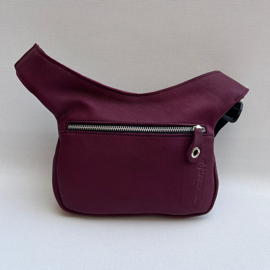 Premium Bordeaux &amp; Silver Natural BioCuir® Leather Exclusive Part No. 11864