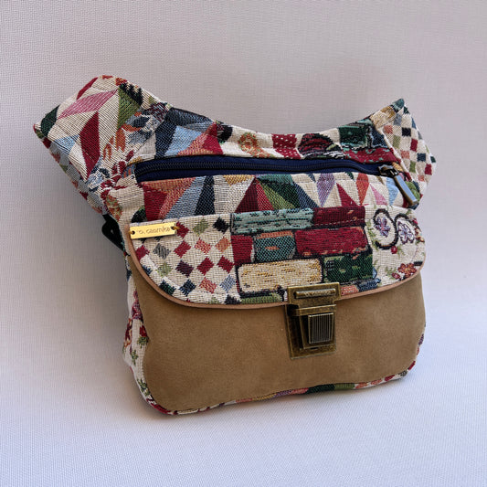 Special Frida Kahlo Top + Back pocket Unique Piece No. 13298