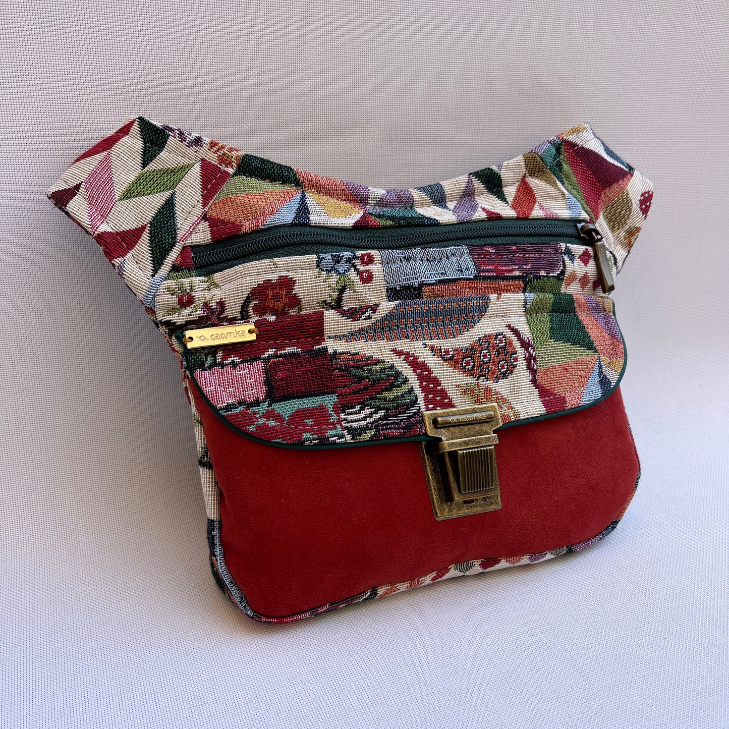 Special Frida Kahlo Top + Back pocket Unique Piece No. 13298