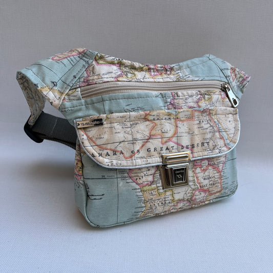 Special World Map · Waterproof resin-coated fabric · Unique Piece No. 11878