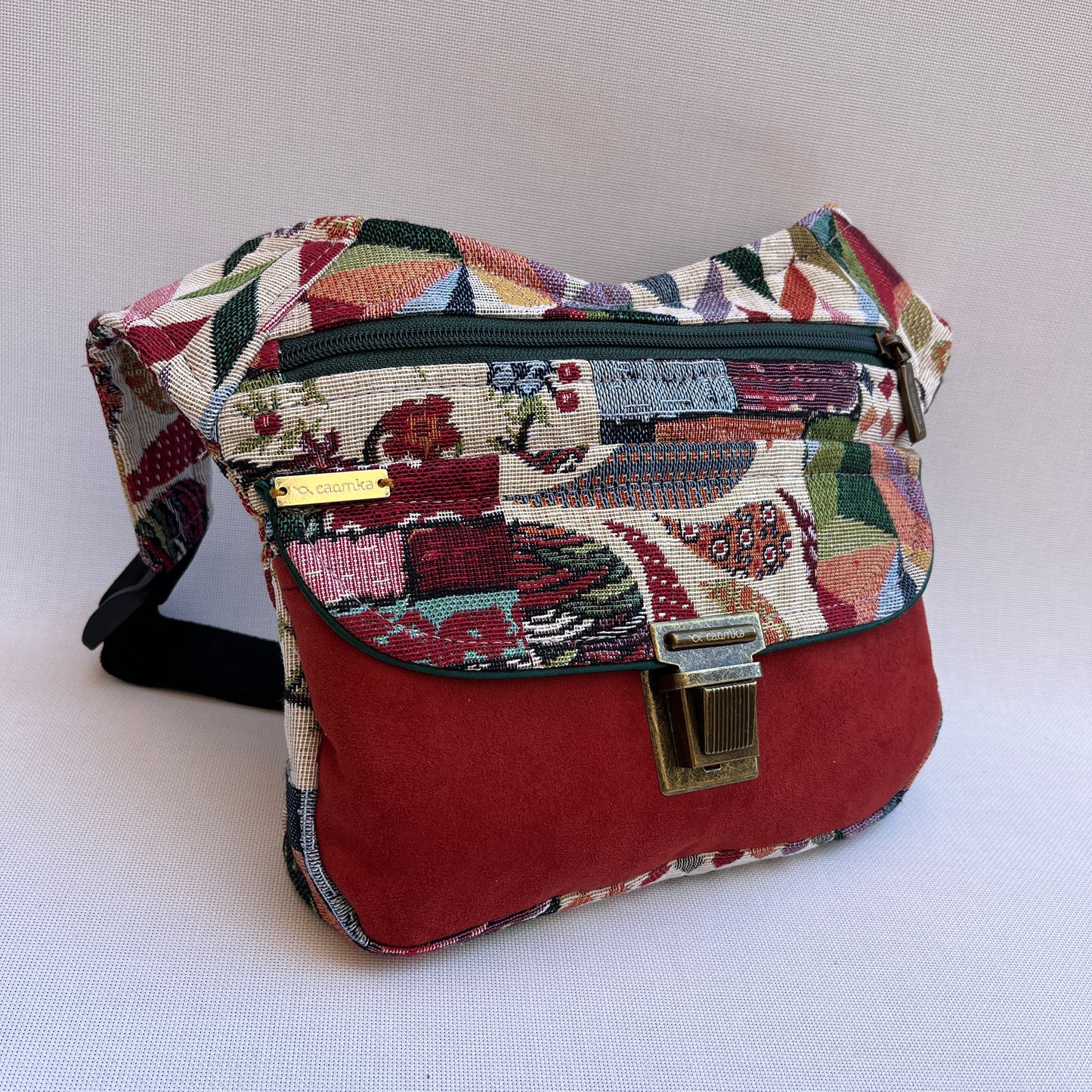 Special Frida Kahlo Top + Back pocket Unique Piece No. 13298