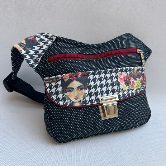 Special Dots &amp; Frida Kahlo + Back pocket Unique Piece No. 12761