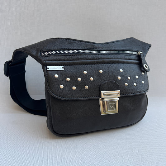 Premium Dark Brown &amp; Silver Natural BioCuir® Leather Exclusive Part No. 12688