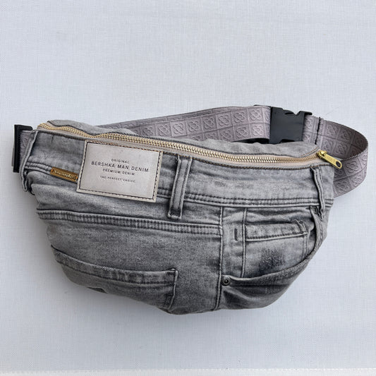 Maxi Retro Chic ♻️ Jeans Recycled ♻️ · Limited Edition · Unique Piece No. 12706