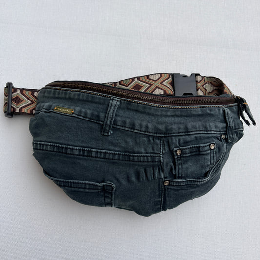 Maxi Retro Chic ♻️ Jeans Recycled ♻️ · Limited Edition · Unique Piece No. 12709