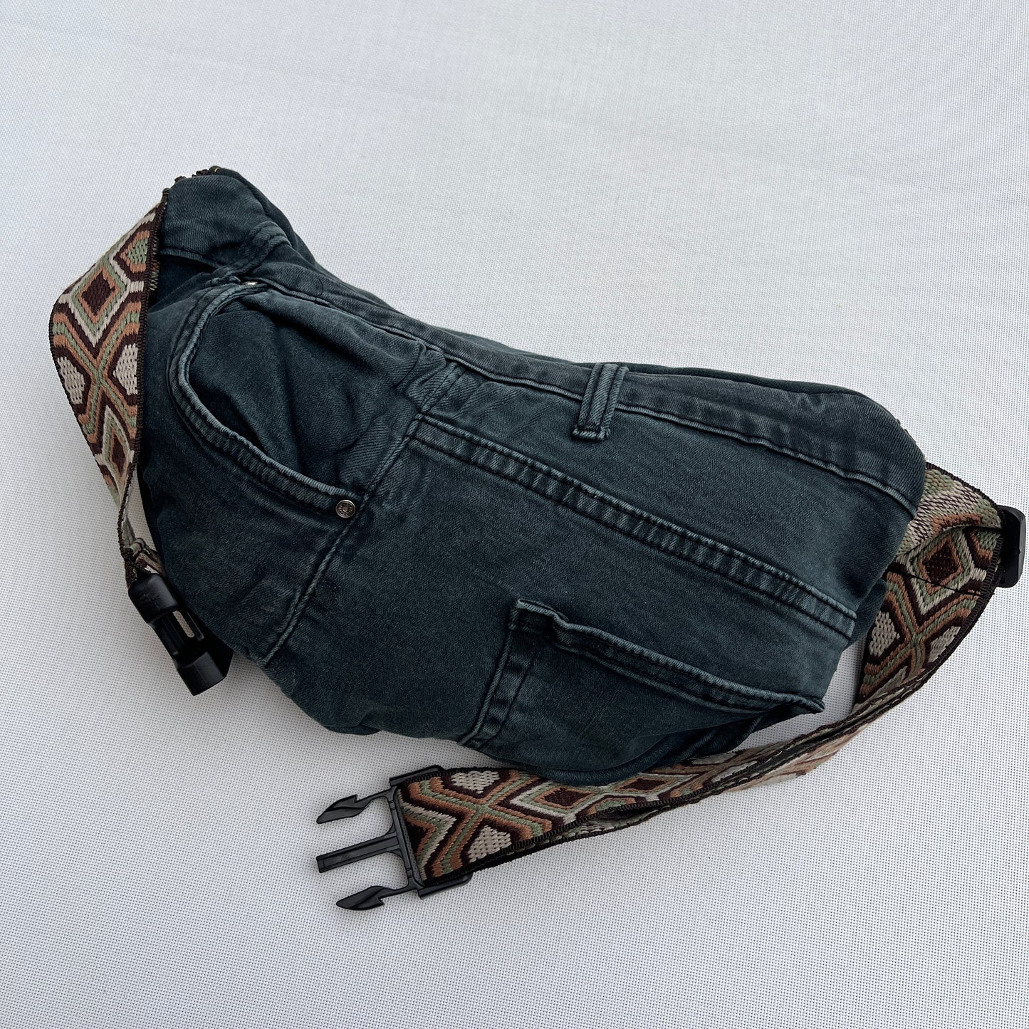 Maxi Retro Chic ♻️ Jeans Recycled ♻️ · Limited Edition · Unique Piece No. 12709
