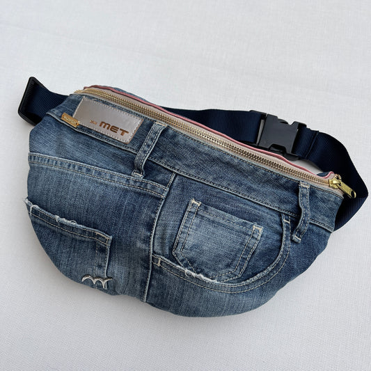 Maxi Retro Chic ♻️ Jeans Recycled ♻️ · Limited Edition · Unique Piece No. 12710
