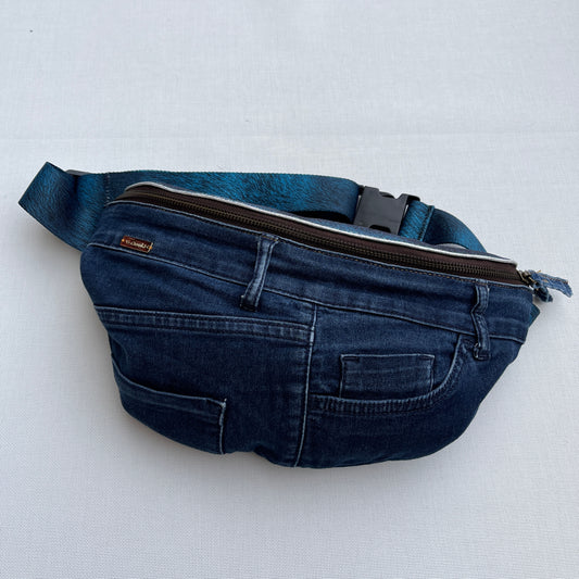 Maxi Retro Chic ♻️ Jeans Recycled ♻️ · Limited Edition · Unique Piece No. 12721