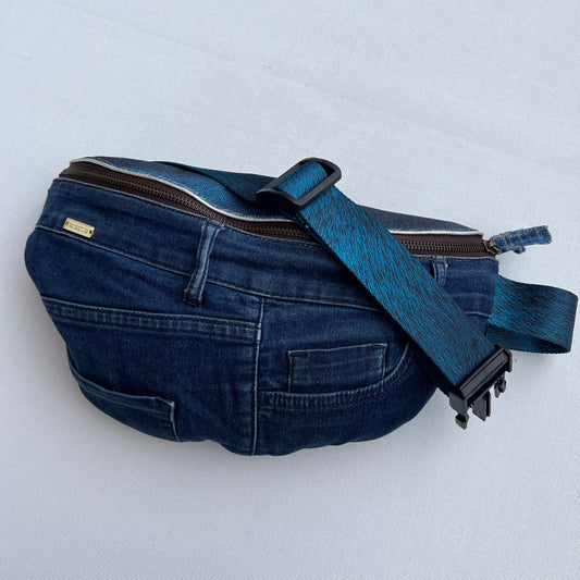 Maxi Retro Chic ♻️ Jeans Recycled ♻️ · Limited Edition · Unique Piece No. 12721