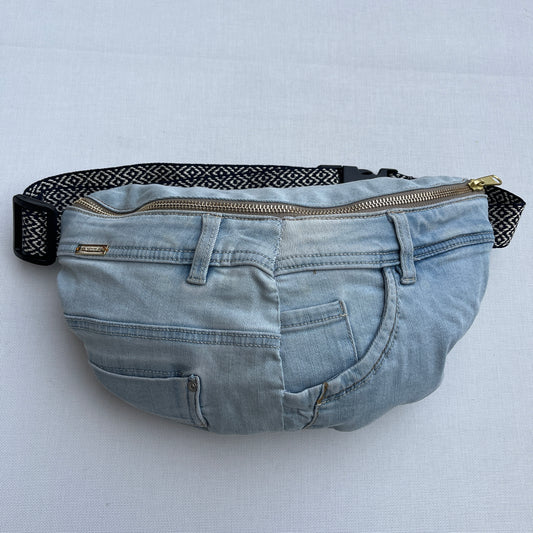 Maxi Retro Chic ♻️ Jeans Recycled ♻️ · Limited Edition · Unique Piece No. 12722