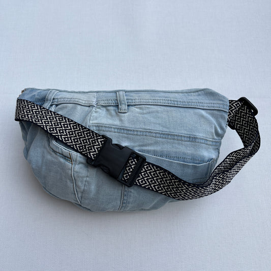 Maxi Retro Chic ♻️ Jeans Recycled ♻️ · Limited Edition · Unique Piece No. 12722