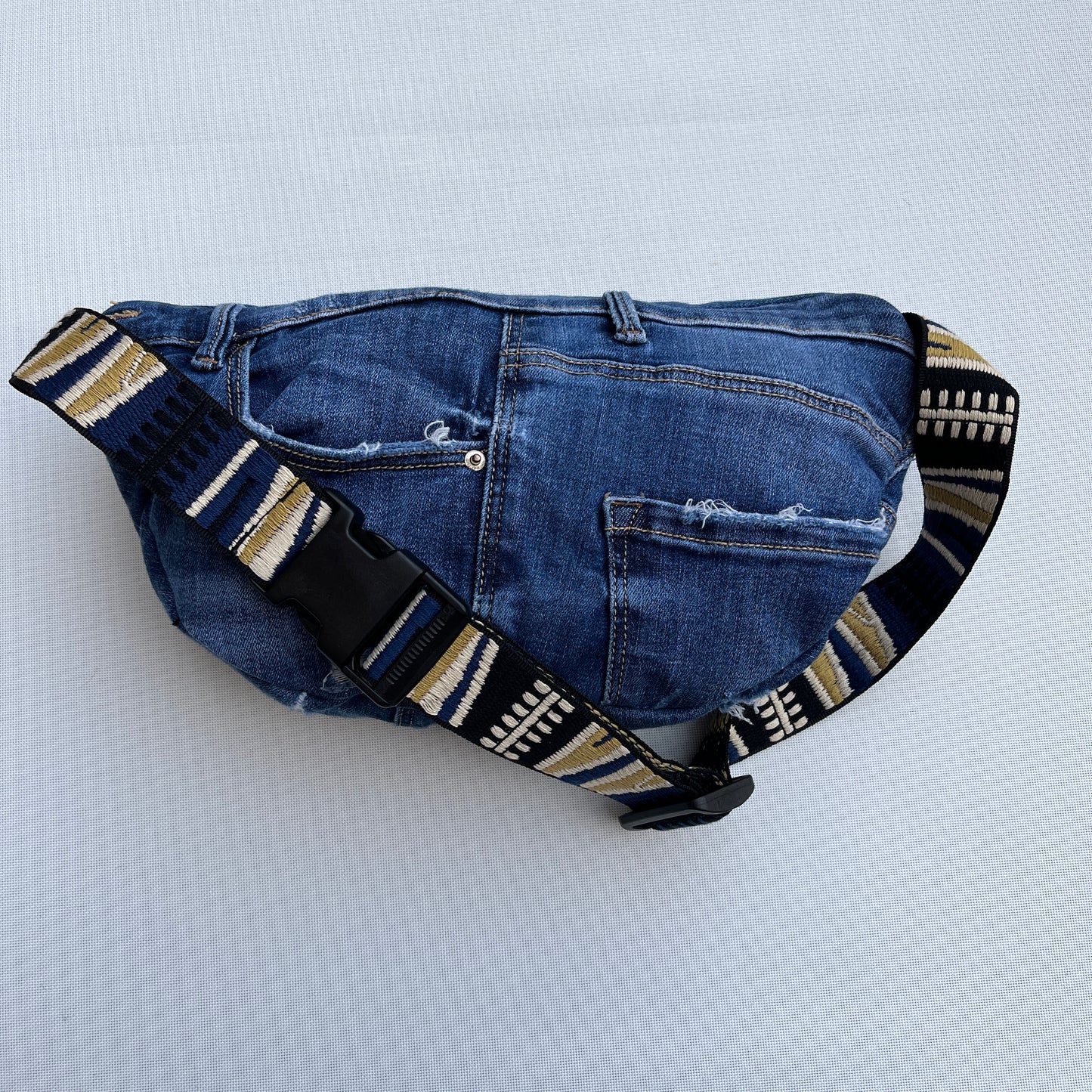 Maxi Retro Chic ♻️ Jeans Recycled ♻️ · Limited Edition · Unique Piece No. 12703