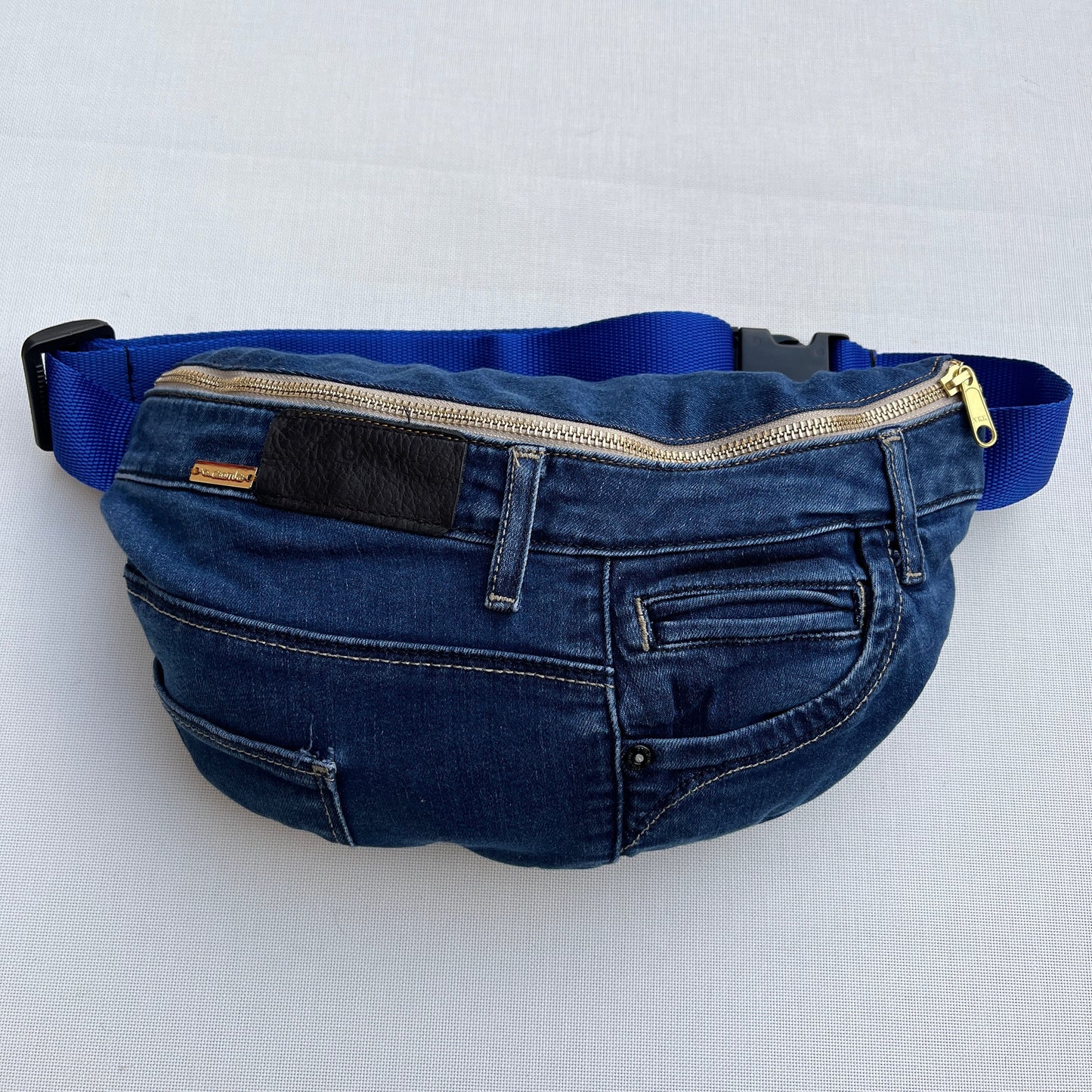 Maxi Retro Chic ♻️ Jeans Recycled ♻️ · Limited Edition · Unique Piece No. 12776