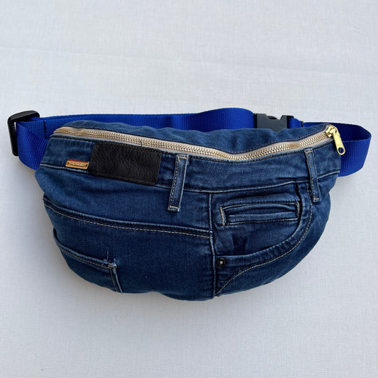 Maxi Retro Chic ♻️ Jeans Recycled ♻️ · Limited Edition · Unique Piece No. 12718