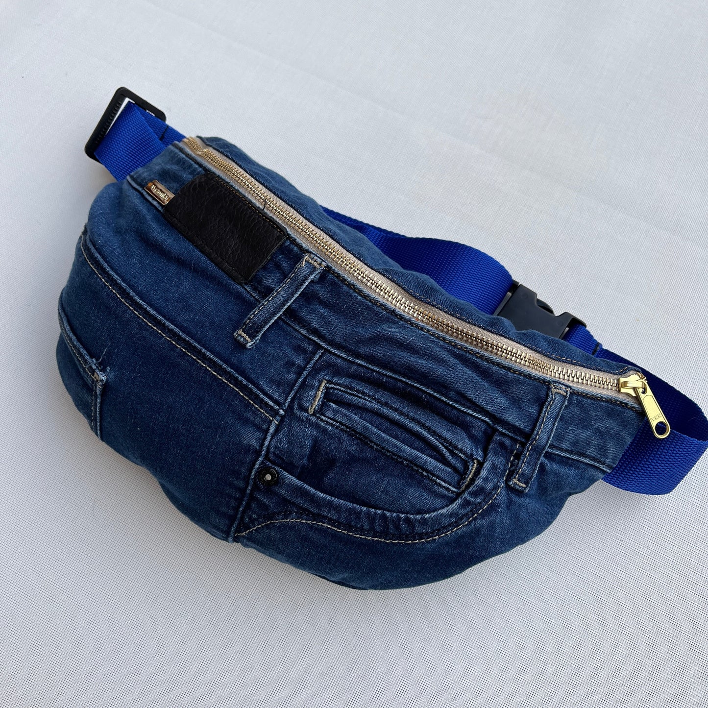 Maxi Retro Chic ♻️ Jeans Recycled ♻️ · Limited Edition · Unique Piece No. 12776