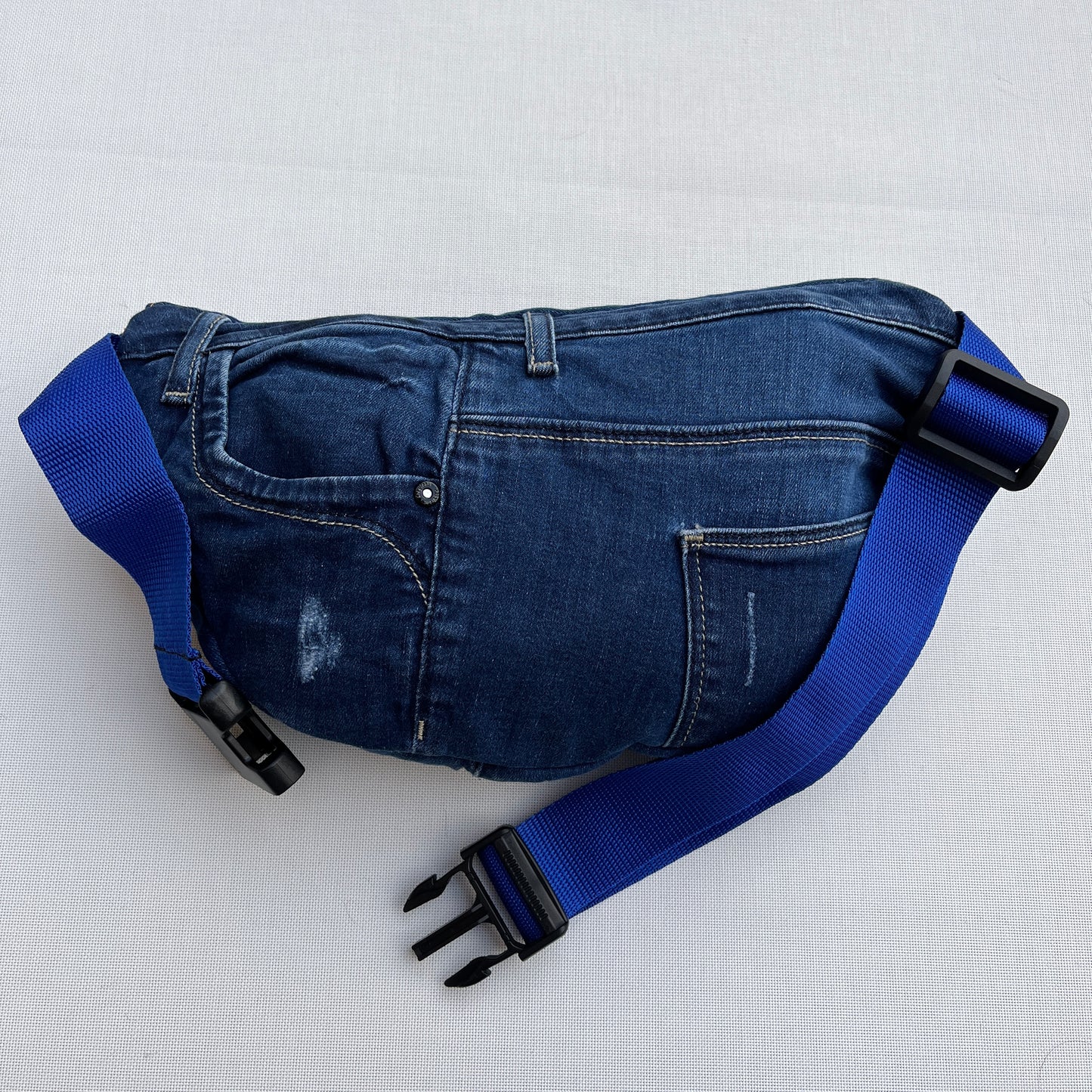 Maxi Retro Chic ♻️ Jeans Recycled ♻️ · Limited Edition · Unique Piece No. 12718