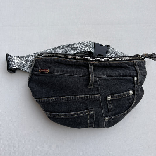 Maxi Retro Chic ♻️ Jeans Recycled ♻️ · Limited Edition · Unique Piece No. 12719