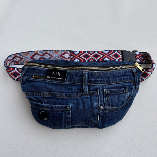 Maxi Retro Chic ♻️ Jeans Recycled ♻️ · Limited Edition · Unique Piece No. 12725