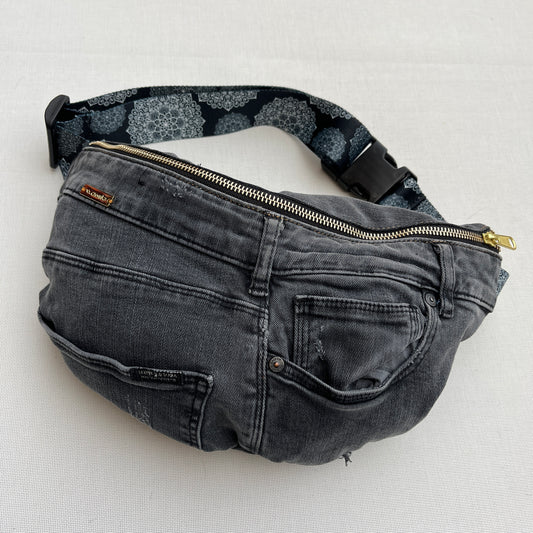 Maxi Retro Chic ♻️ Jeans Recycled ♻️ · Limited Edition · Unique Piece No. 12712