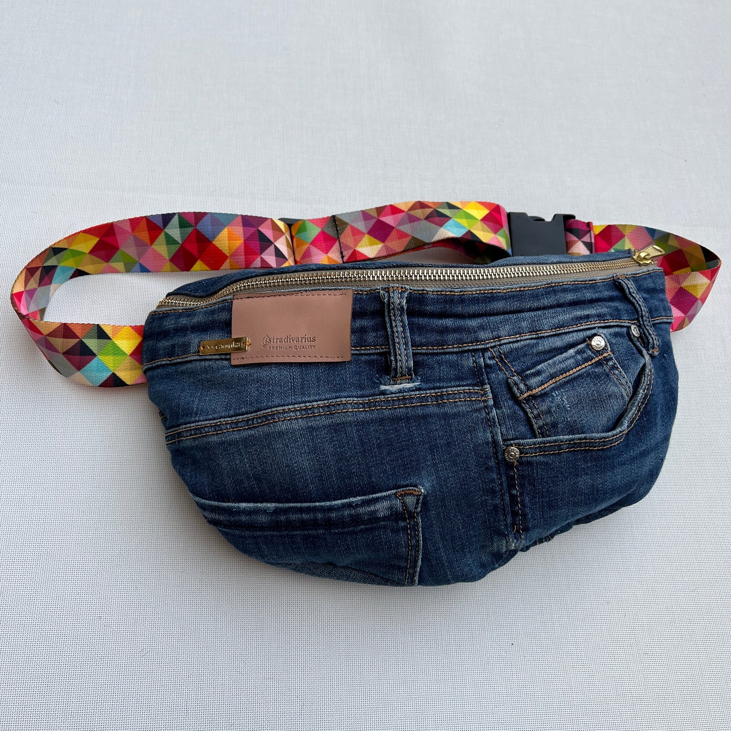 Maxi Retro Chic ♻️ Jeans Recycled ♻️ · Limited Edition · Unique Piece No. 12708