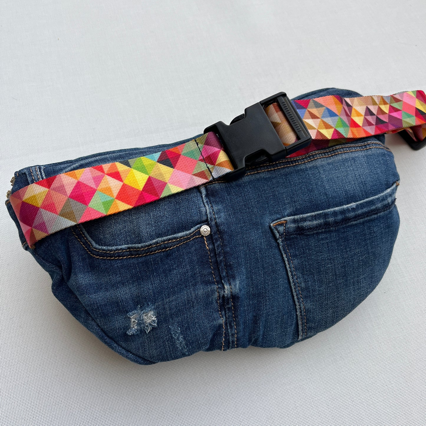 Maxi Retro Chic ♻️ Jeans Recycled ♻️ · Limited Edition · Unique Piece No. 12708