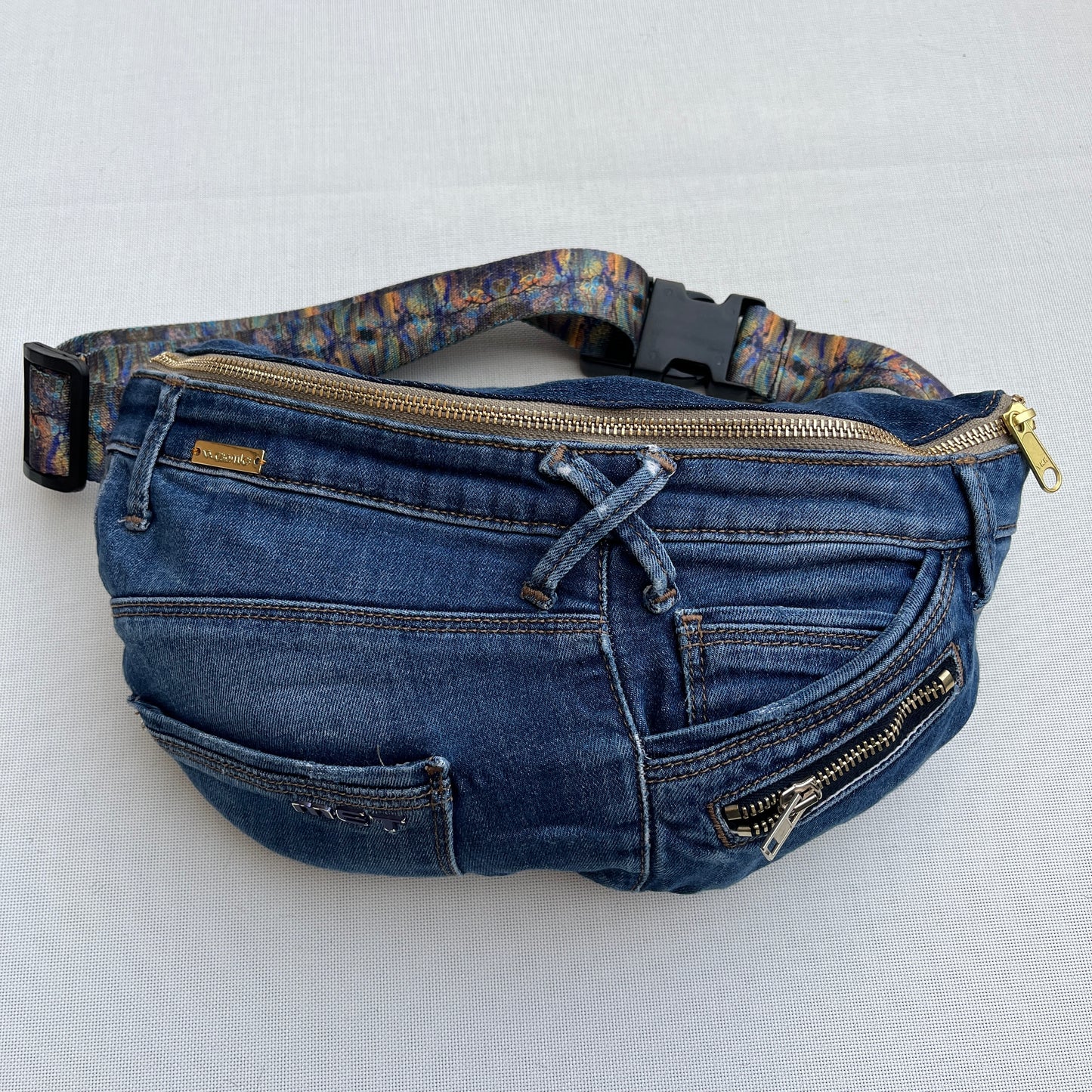 Maxi Retro Chic ♻️ Jeans Recycled ♻️ · Limited Edition · Unique Piece No. 12713