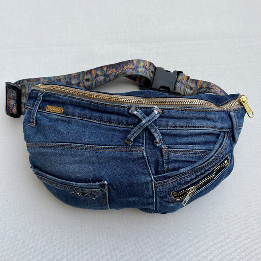 Maxi Retro Chic ♻️ Jeans Recycled ♻️ · Limited Edition · Unique Piece No. 12713