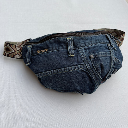 Maxi Retro Chic ♻️ Jeans Recycled ♻️ · Limited Edition · Unique Piece No. 12695