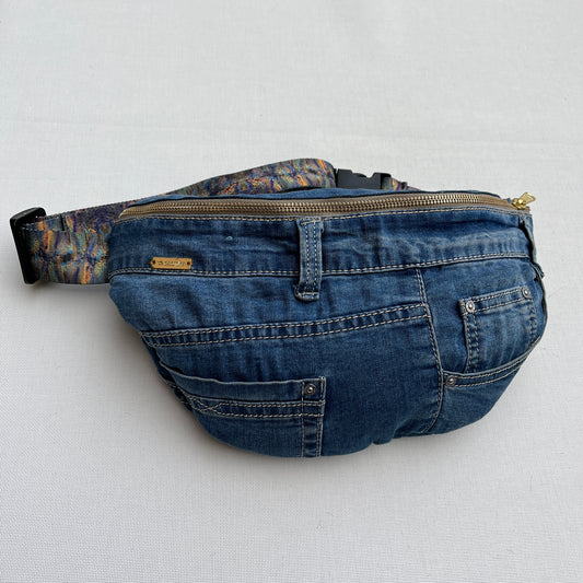 Maxi Retro Chic ♻️ Jeans Recycled ♻️ · Limited Edition · Unique Piece No. 12697