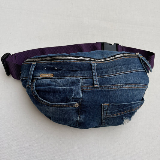 Maxi Retro Chic ♻️ Jeans Recycled ♻️ · Limited Edition · Unique Piece No. 12698