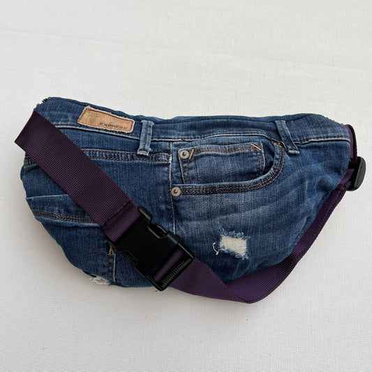 Maxi Retro Chic ♻️ Jeans Recycled ♻️ · Limited Edition · Unique Piece No. 12698