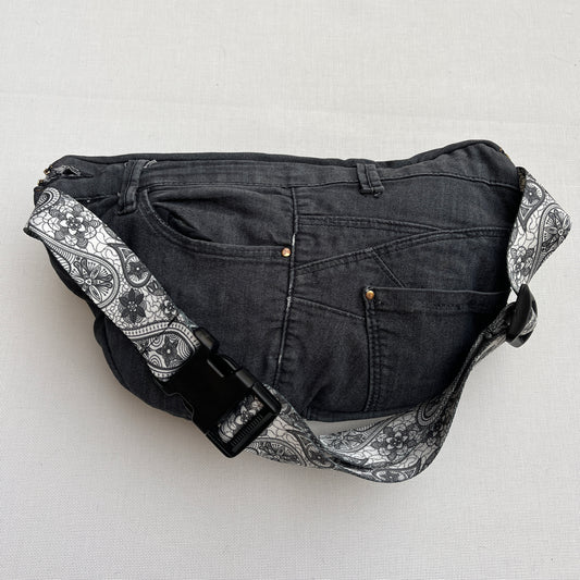 Maxi Retro Chic ♻️ Jeans Recycled ♻️ · Limited Edition · Unique Piece No. 12699