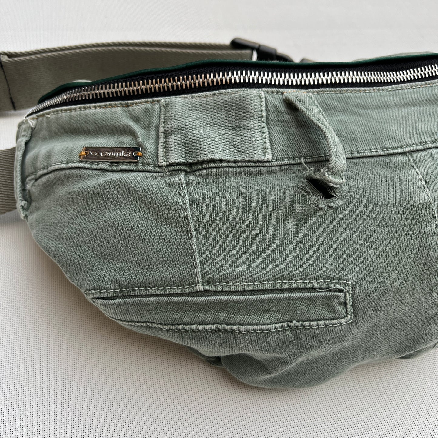 Maxi Retro Chic ♻️ Jeans Recycled ♻️ · Limited Edition · Unique Piece No. 12701
