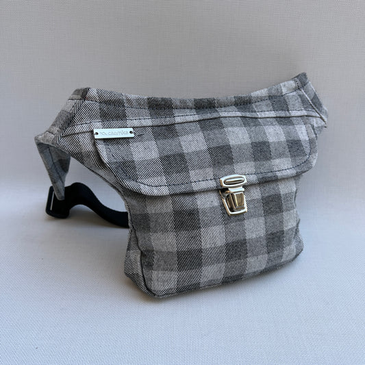 Mini Gray Squares Unique Piece No. 12069