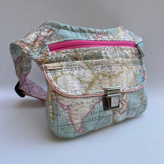 Premium Summer World Map · Waterproof + Back pocket · Unique Piece No. 11947