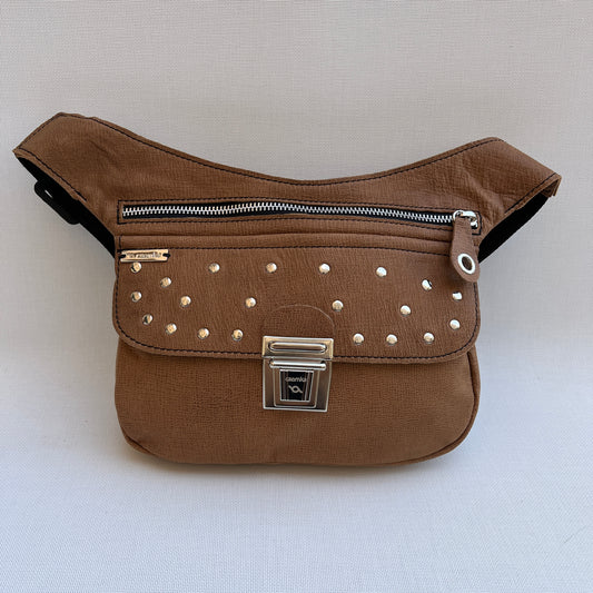 Premium Brown &amp; Silver Natural BioCuir® Leather Exclusive Part No. 11960