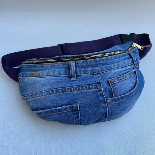Maxi Retro Chic ♻️ Jeans Recycled ♻️ · Limited Edition · Unique Piece No. 12776