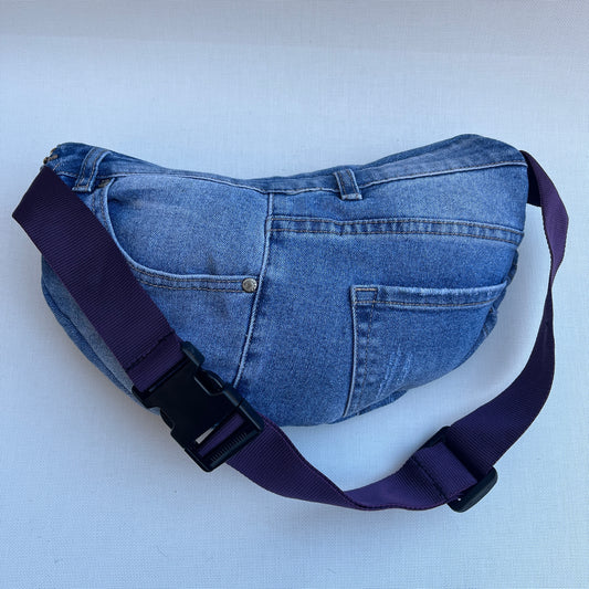 Maxi Retro Chic ♻️ Jeans Recycled ♻️ · Limited Edition · Unique Piece No. 12776