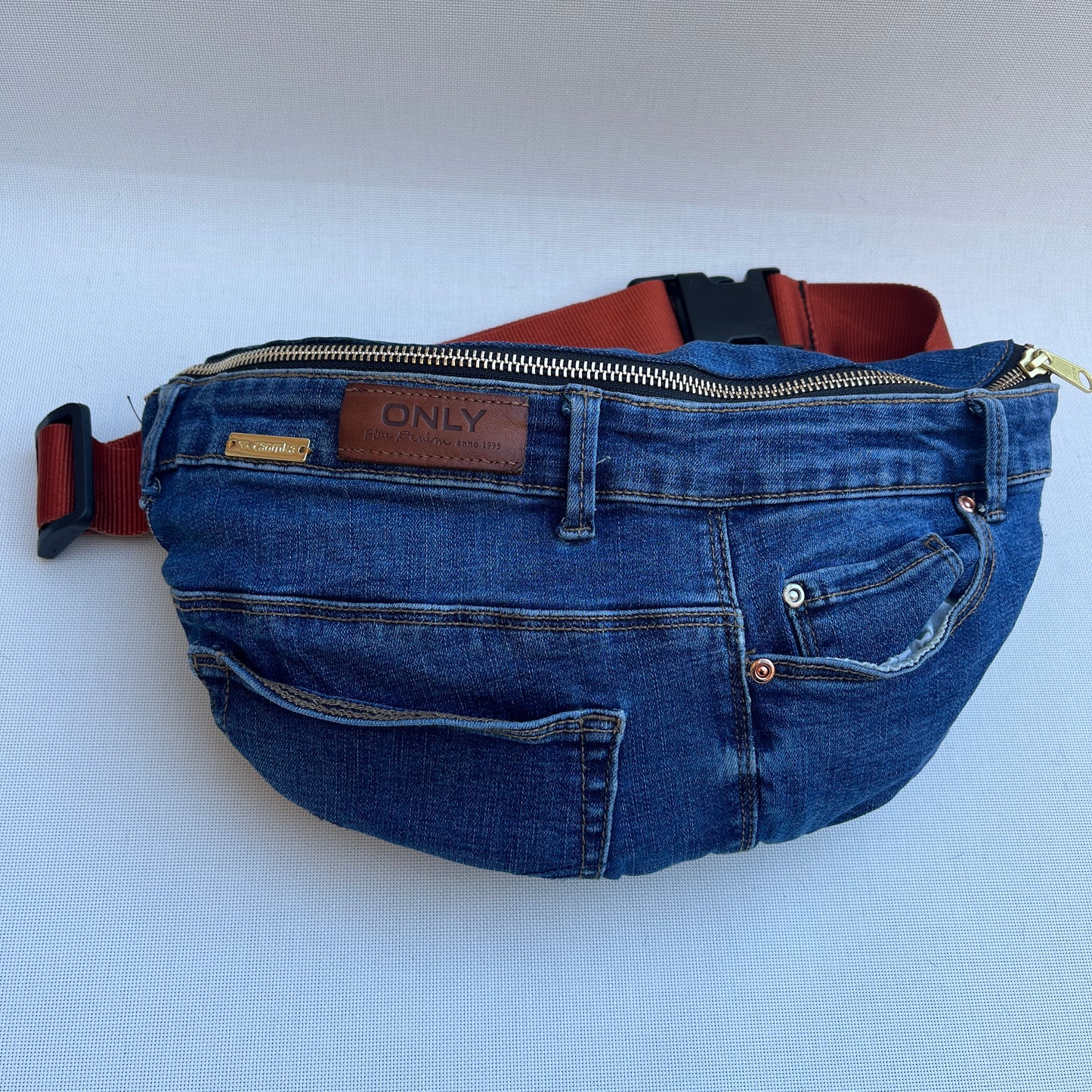 Maxi Retro Chic ♻️ Jeans Recycled ♻️ · Limited Edition · Unique Piece No. 12861