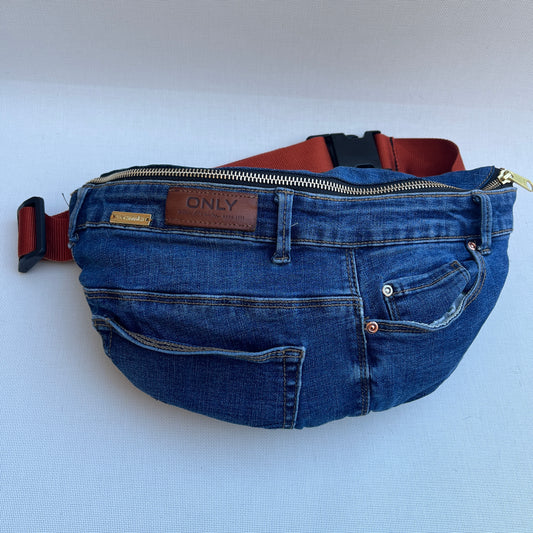 Maxi Retro Chic ♻️ Jeans Recycled ♻️ · Limited Edition · Unique Piece No. 12861