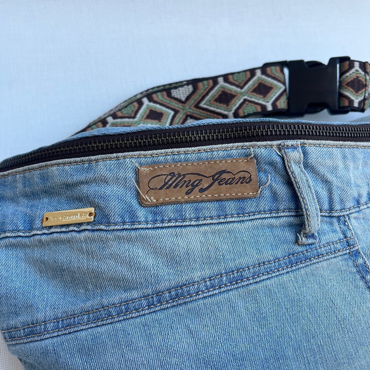 Maxi Retro Chic ♻️ Jeans Recycled ♻️ · Limited Edition · Unique Piece No. 12863