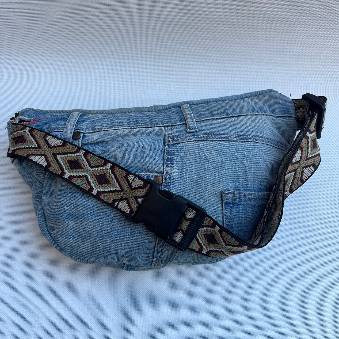 Maxi Retro Chic ♻️ Jeans Recycled ♻️ · Limited Edition · Unique Piece No. 12863