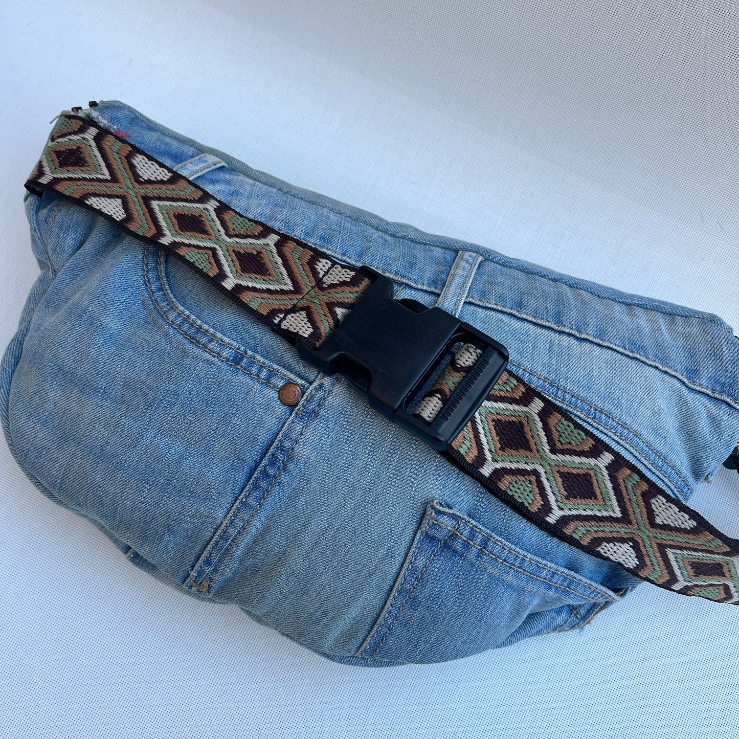 Maxi Retro Chic ♻️ Jeans Recycled ♻️ · Limited Edition · Unique Piece No. 12863