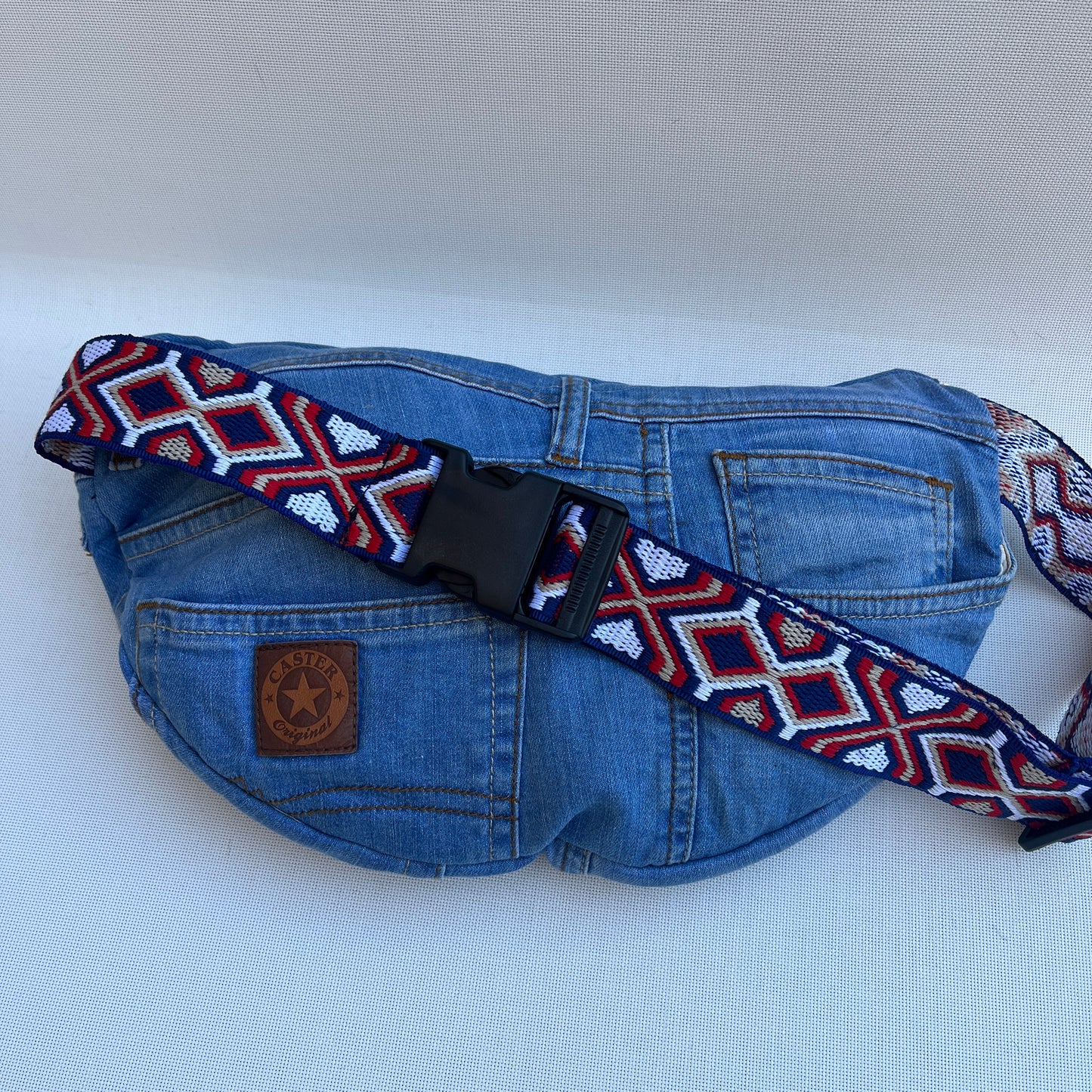 Maxi Retro Chic ♻️ Jeans Recycled ♻️ · Limited Edition · Unique Piece No. 12791