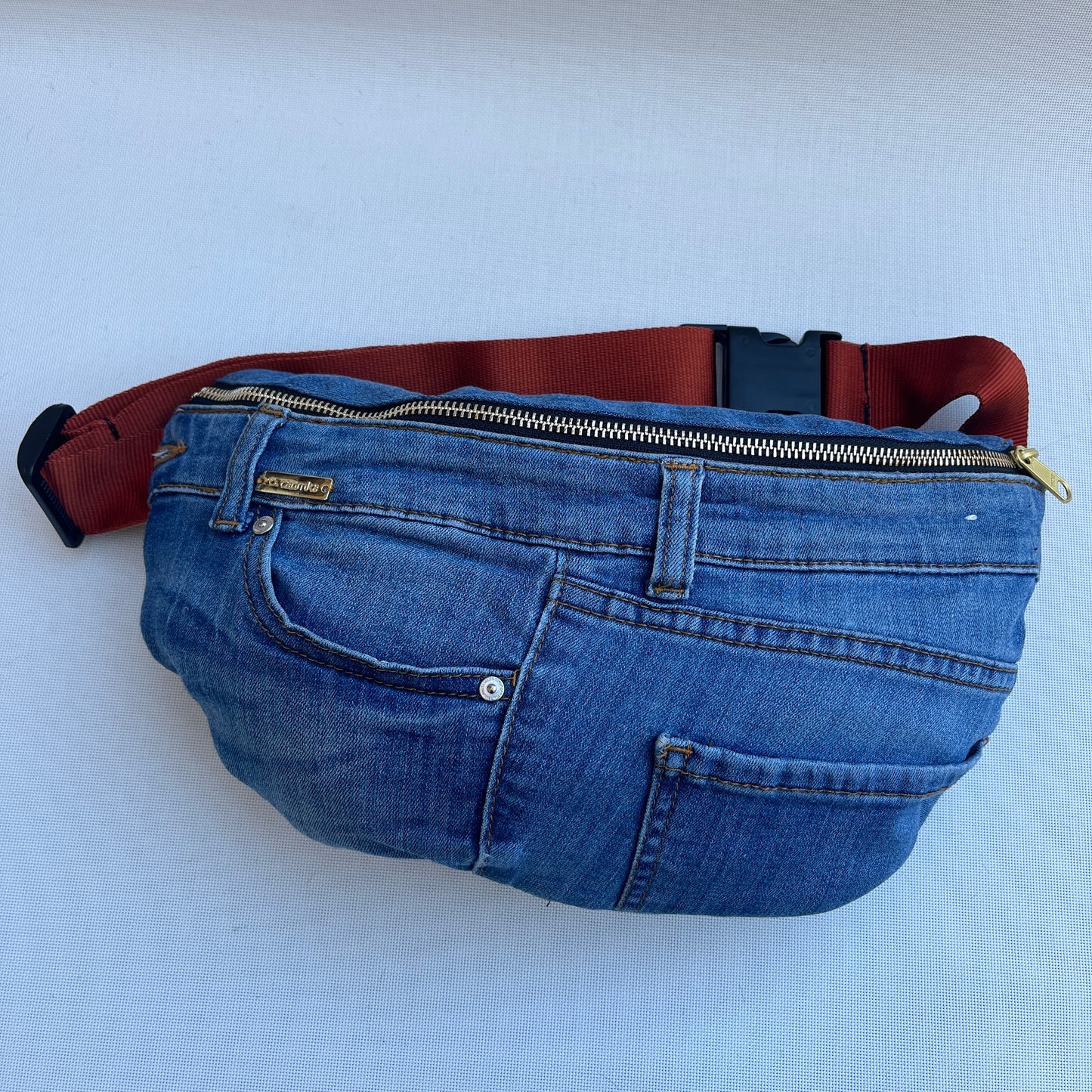 Maxi Retro Chic ♻️ Jeans Recycled ♻️ · Limited Edition · Unique Piece No. 12819